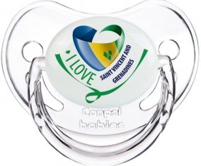I Love Saint Vincent and Grenadines Sucete Physiologique Transparent classique