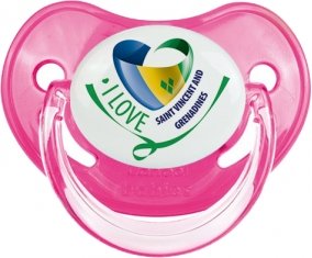 I Love Saint Vincent and Grenadines Sucete Physiologique Rose classique