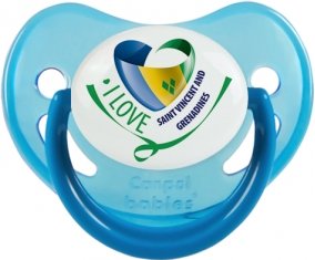 I Love Saint Vincent and Grenadines Sucete Physiologique Bleue phosphorescente
