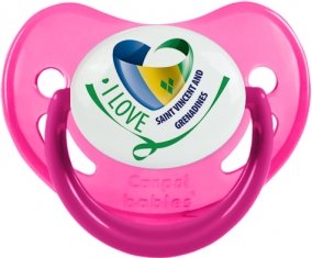 I Love Saint Vincent and Grenadines Sucete Physiologique Rose phosphorescente