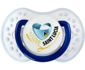 I Love Saint Lucia Sucette LOVI Dynamic Marine-blanc-bleu classique