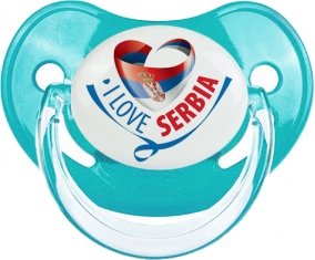 I Love Serbia : Sucette Physiologique personnalisée