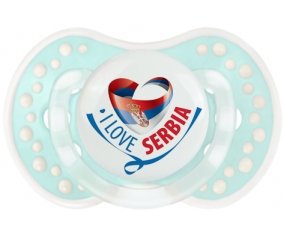 I Love Serbia Sucette LOVI Dynamic Retro-turquoise-lagon classique