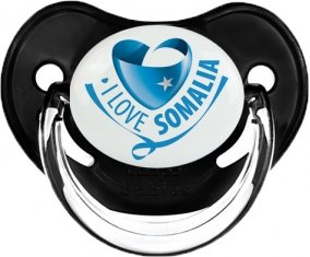 I Love Somalia Sucette Physiologique Noir classique