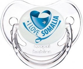 I Love Somalia Sucette Physiologique Transparent classique