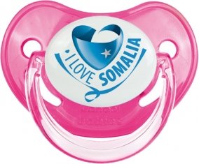 I Love Somalia Sucette Physiologique Rose classique