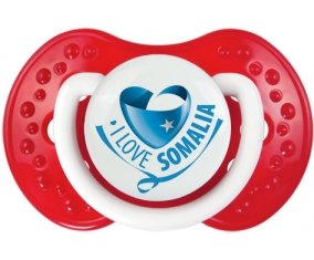 I Love Somalia Sucette LOVI Dynamic Blanc-rouge classique