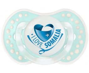 I Love Somalia Sucette LOVI Dynamic Retro-turquoise-lagon classique