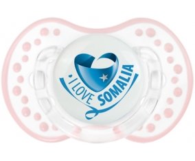I Love Somalia Sucette LOVI Dynamic Retro-blanc-rose-tendre classique