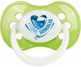 I Love Somalia Tétine Anatomique Vert classique