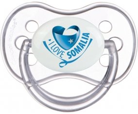 I Love Somalia Tétine Anatomique Transparente classique