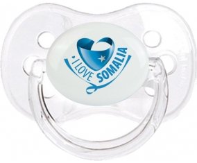 I Love Somalia Sucette Cerise Transparent classique
