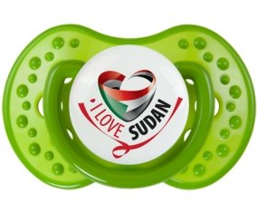 I Love Sudan : Sucette LOVI Dynamic personnalisée