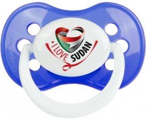 I Love Sudan : Sucette Anatomique personnalisée