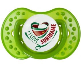 I Love Suriname : Sucette LOVI Dynamic personnalisée