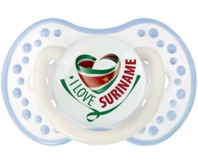 I Love Suriname Sucete LOVI Dynamic Blanc-cyan classique