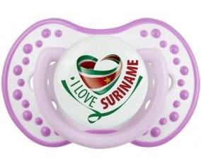 I Love Suriname Sucete LOVI Dynamic Blanc-mauve classique