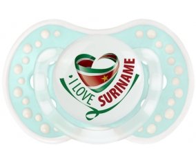 I Love Suriname Sucete LOVI Dynamic Retro-turquoise-lagon classique
