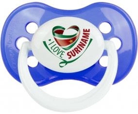 I Love Suriname : Sucette Anatomique personnalisée