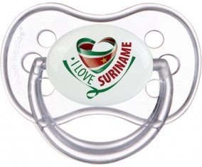 I Love Suriname Sucete Anatomique Transparente classique