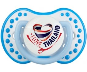 I Love Thailand Tétine LOVI Dynamic Blanc-bleu phosphorescente
