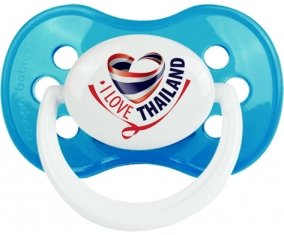 I Love Thailand Sucette Anatomique Cyan classique