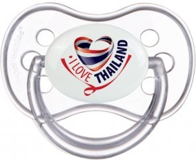 I Love Thailand Sucette Anatomique Transparente classique
