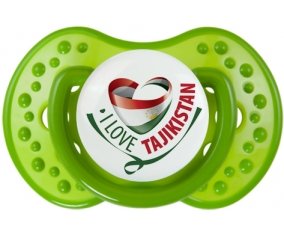 I Love Tajakistan : Sucette LOVI Dynamic personnalisée