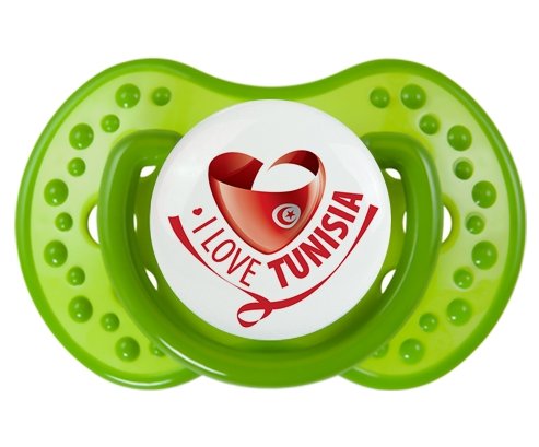 I Love Tunisia Sucette LOVI Dynamic Vert classique