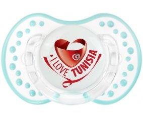 I Love Tunisia Sucette LOVI Dynamic Retro-blanc-lagon classique