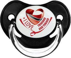 I Love Trinidad and Tobago Tétine Physiologique Noir classique