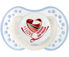 I Love Trinidad and Tobago Sucete LOVI Dynamic Blanc-cyan classique