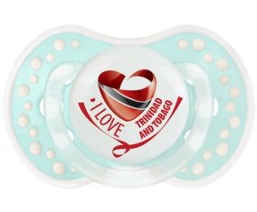I Love Trinidad and Tobago Sucete LOVI Dynamic Retro-turquoise-lagon classique