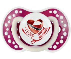 I Love Trinidad and Tobago Sucete LOVI Dynamic Fuchsia phosphorescente