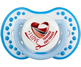 I Love Trinidad and Tobago Sucete LOVI Dynamic Blanc-bleu phosphorescente
