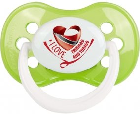I Love Trinidad and Tobago Sucete Anatomique Vert classique