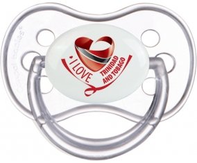I Love Trinidad and Tobago Sucete Anatomique Transparente classique