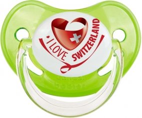 I Love Switzerland Sucete Physiologique Vert classique