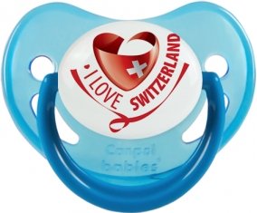 I Love Switzerland Sucete Physiologique Bleue phosphorescente