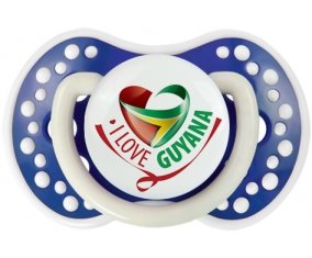 I Love Guyana Sucette LOVI Dynamic Bleu-marine phosphorescente
