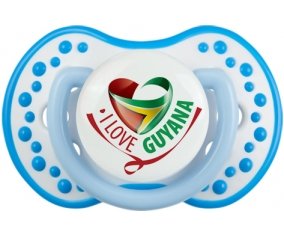 I Love Guyana Sucette LOVI Dynamic Blanc-bleu phosphorescente