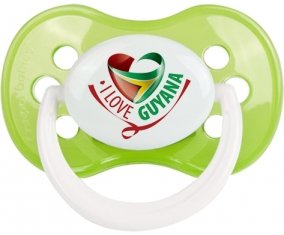 I Love Guyana Sucette Anatomique Vert classique