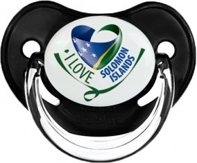 I Love Solomon Islands Tétine Physiologique Noir classique