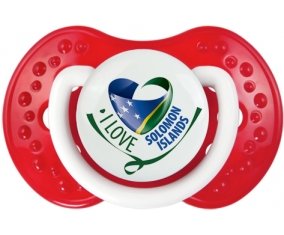 I Love Solomon Islands Sucete LOVI Dynamic Blanc-rouge classique