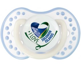 I Love Solomon Islands Sucete LOVI Dynamic Blanc-cyan classique