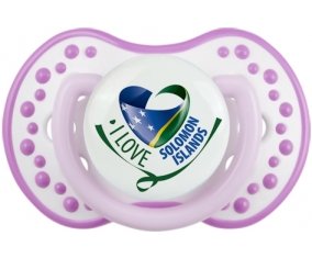 I Love Solomon Islands Sucete LOVI Dynamic Blanc-mauve classique