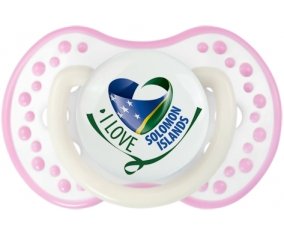 I Love Solomon Islands Sucete LOVI Dynamic Blanc-rose phosphorescente