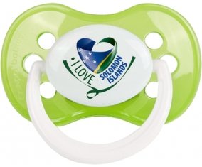 I Love Solomon Islands Sucete Anatomique Vert classique