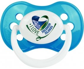 I Love Solomon Islands Sucete Anatomique Cyan classique