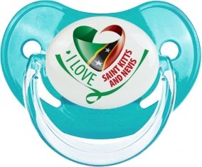 I Love Saint Kitts and Nevis : Sucette Physiologique personnalisée